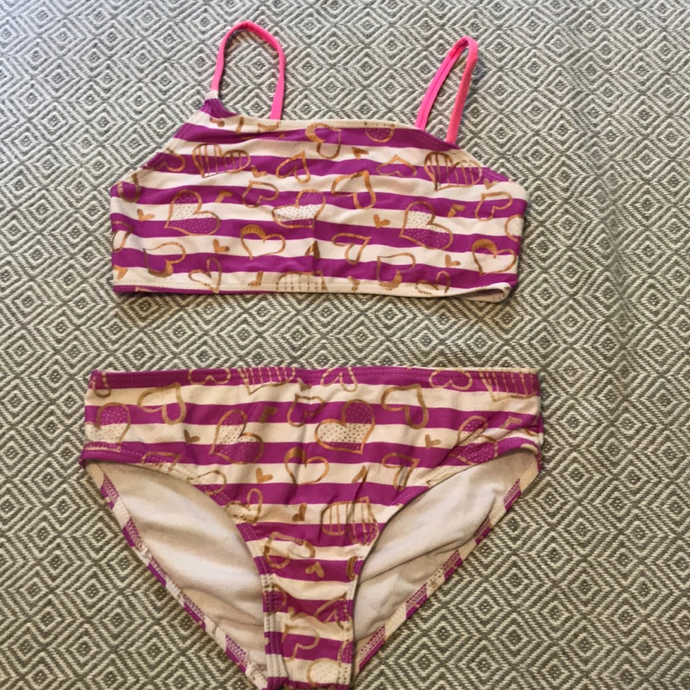 JUSTICE girls swim suit set!